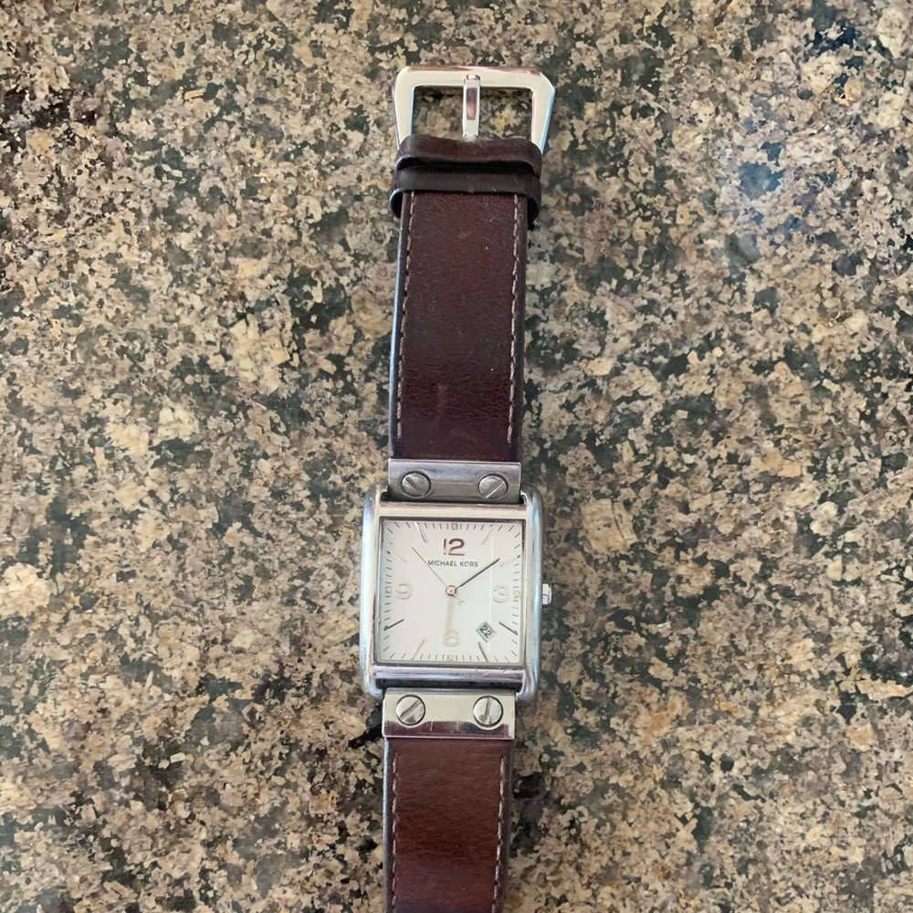 Brown Leather Michael Kors Watch